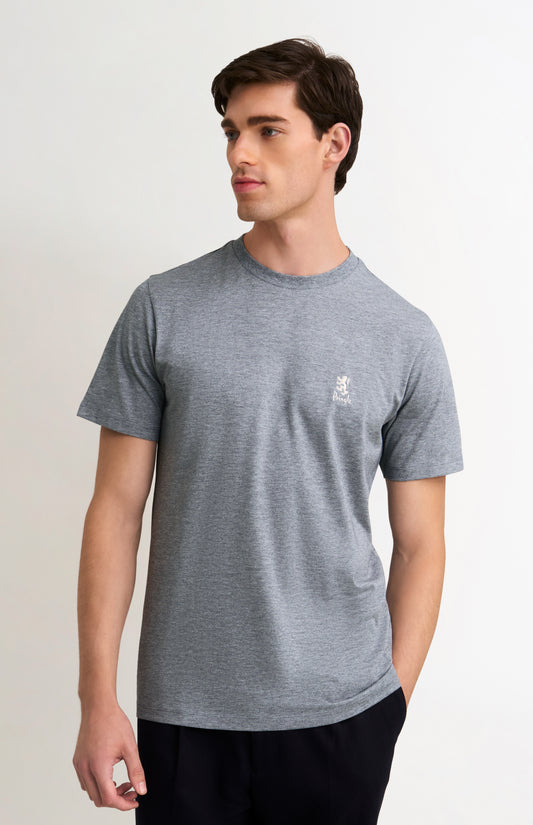 Men's Mid-weight Supima Cotton T-shirt In Grey Melange