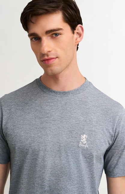 Men's Mid-weight Supima Cotton T-shirt In Grey Melange