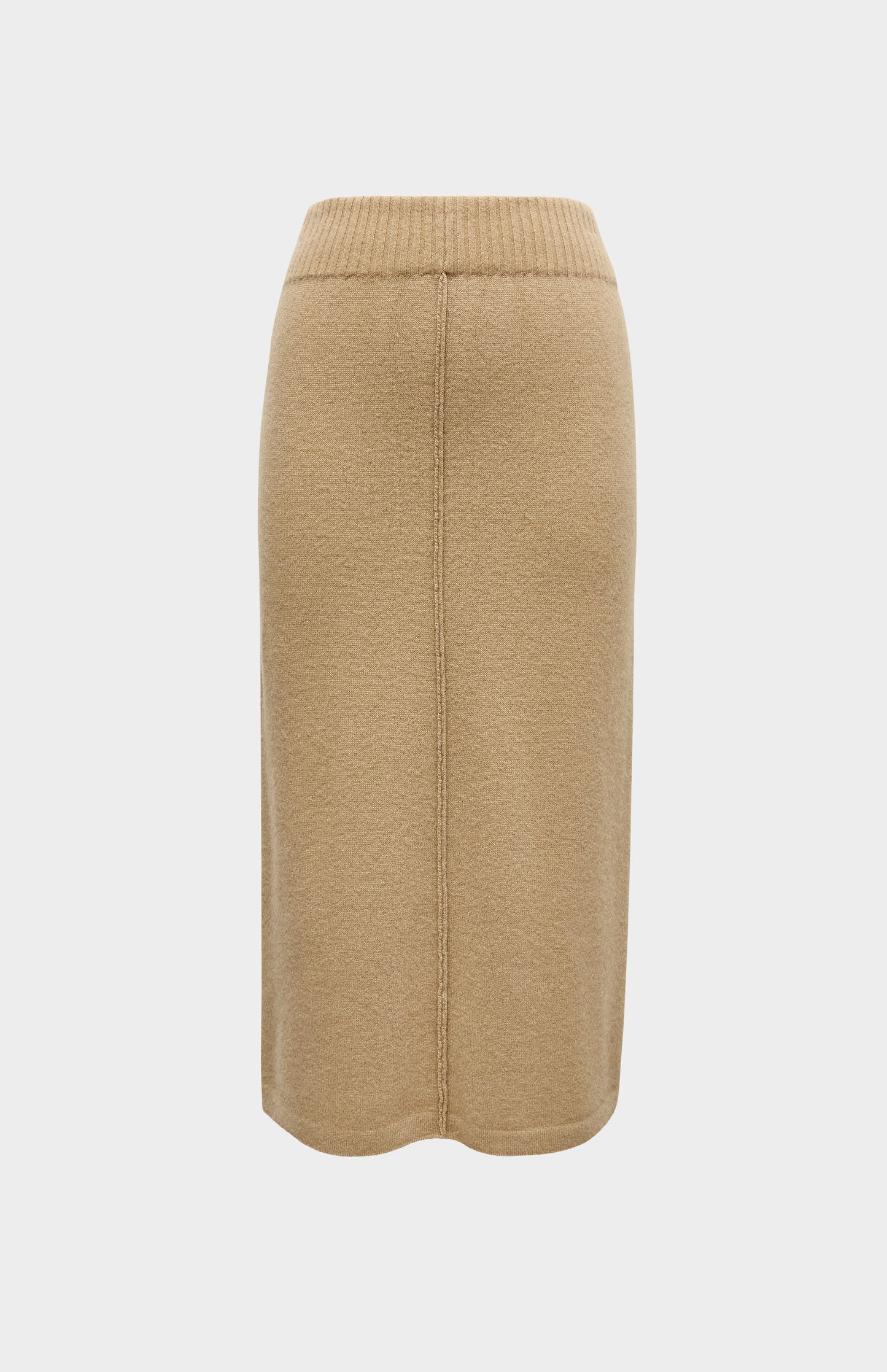 Pringle of Scotland Cashmere Blend Pencil Skirt in Camel