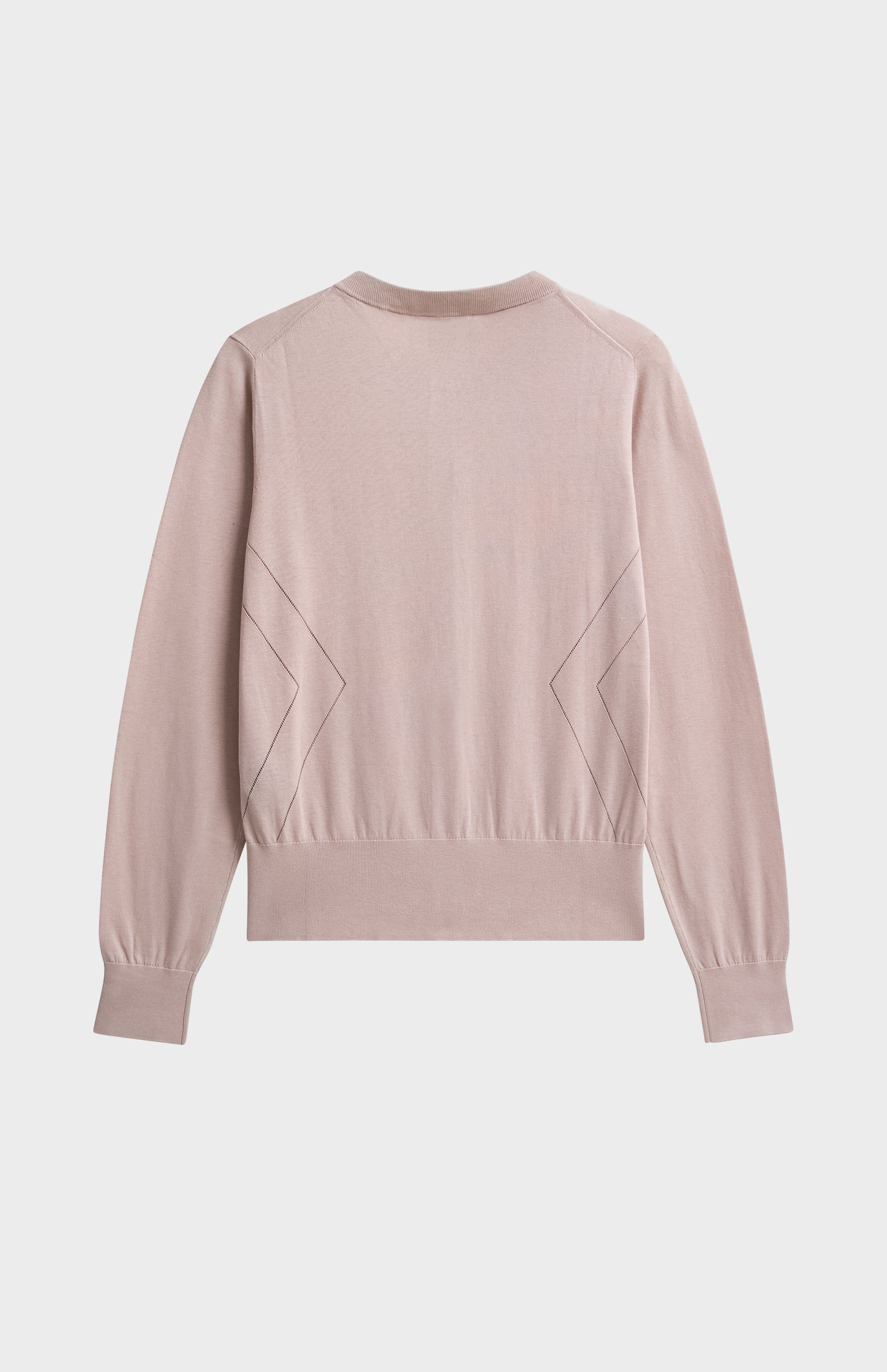 Women's Superfine Silk Blend Pointelle Cardigan In Light Pink