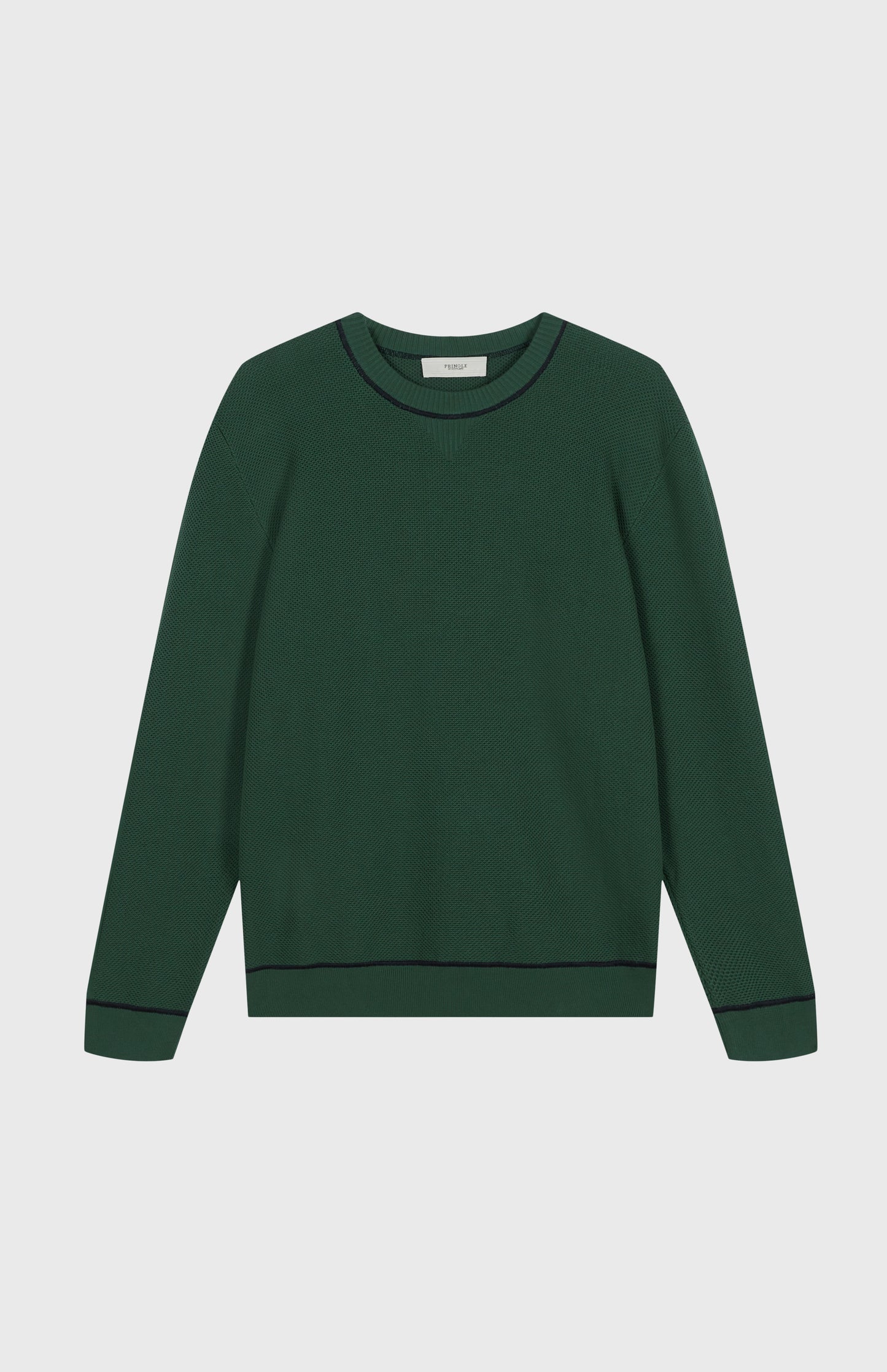 Pringle of Scotland Men's Cotton Sweatshirt Jumper in Forest Green