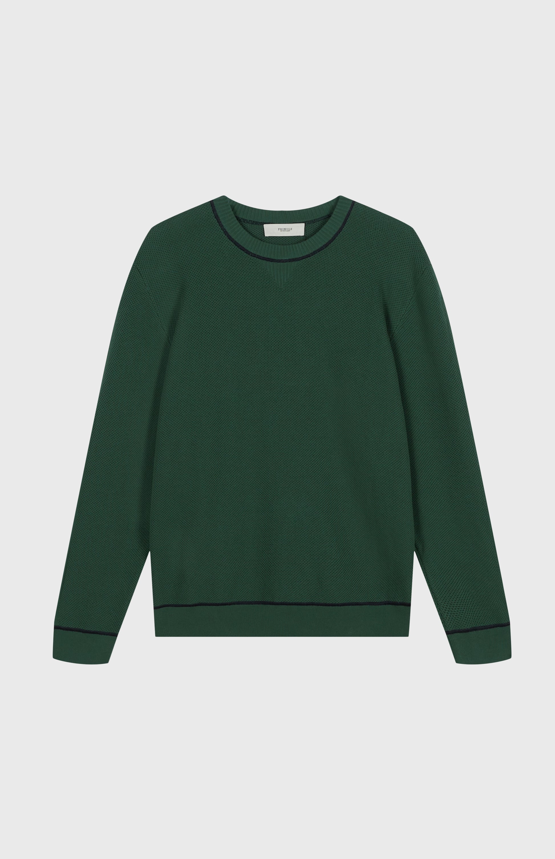 Pringle of Scotland Men's Cotton Sweatshirt Jumper in Forest Green