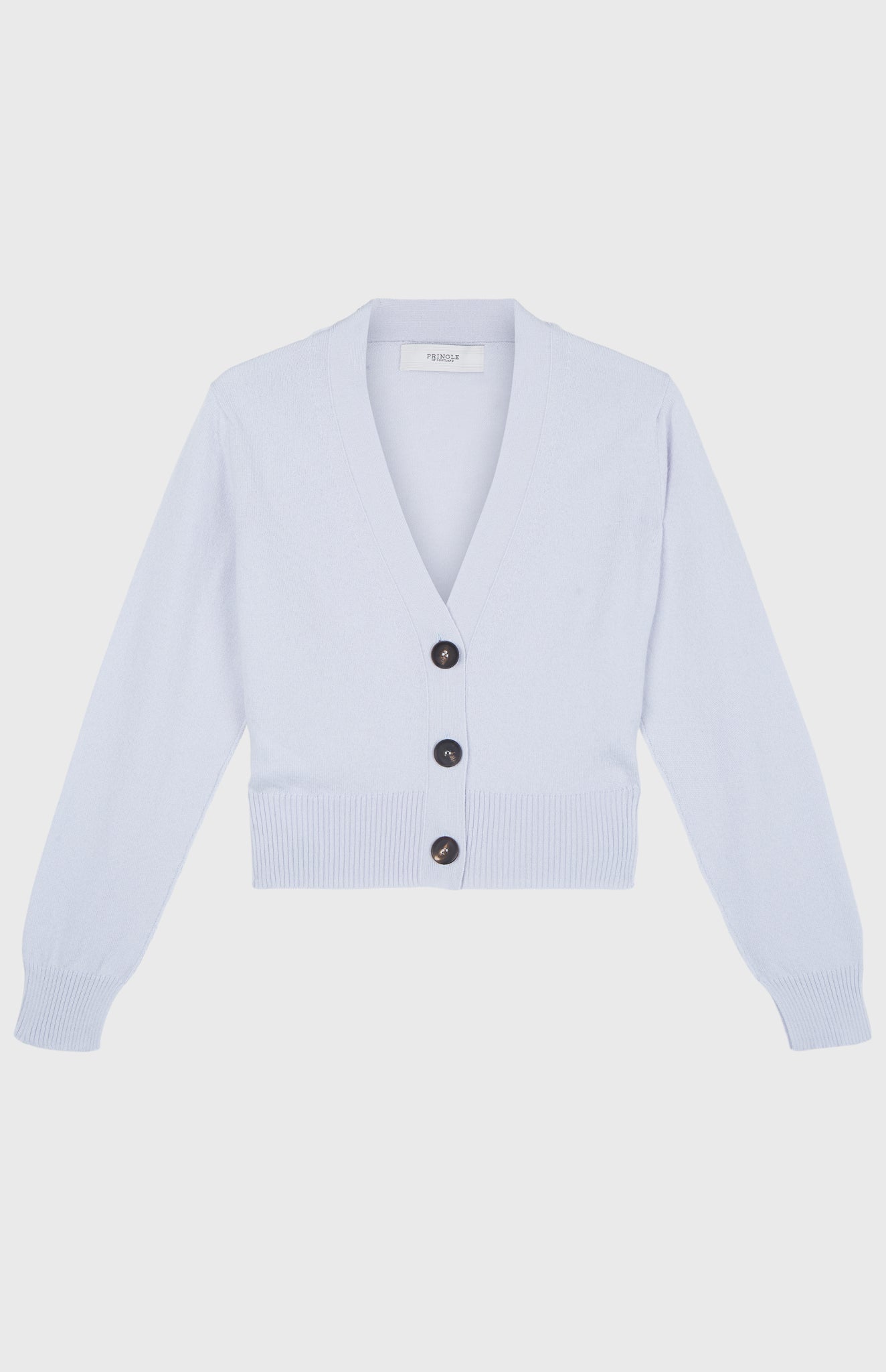 Women's Cropped Cashmere Cardigan In Light Blue